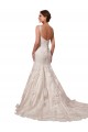 Chapel Train Sleeveless Tulle & Lace Ivory Mermaid Bridal Wedding Dress Newcastle