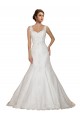Chapel Train Cap Sleeves Lace Ivory Mermaid Wedding Dress Newcastle