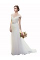 Chapel Train Sleeveless Tulle Ivory Mermaid Beach Wedding Dress Newcastle