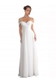 Sweep Train Sleeveless Soft Chiffon Ivory A-Line Beach Wedding Dress Newcastle