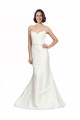 Chapel Train Sleeveless Satin & Lace Ivory Trumpet Bridal Dress Newcastle