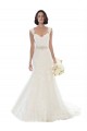 Chapel Train Sleeveless Lace White Mermaid Beach Wedding Dress Newcastle