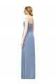 Long Sleeveless Chiffon Dusty Blue A-Line Formal Dresses / Bridesmaid Dresses Newcastle