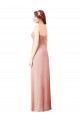 Long Sleeveless Soft Chiffon Bliss Pink Sweetheart A-Line Bridesmaid Dress Newcastle