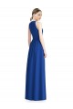 Long Sleeveless Chiffon Silver Halter Neck A-Line Bridesmaid Dress / Evening Dress Newcastle
