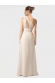 Long Sleeveless Soft Chiffon Black One Shoulder A-Line Bridesmaid Dress Newcastle