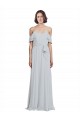 Long Sleeveless Soft Chiffon Frost A-Line Formal Dress / Bridesmaid Dress Newcastle