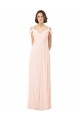 Long Sleeveless Chiffon Pink A-Line Bridesmaid Dress / Evening Dress Newcastle