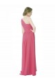 Long Sleeveless Soft Chiffon Mint Green A-Line Bridesmaid Dress Newcastle