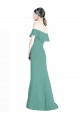 Long Sleeveless Soft Chiffon Icelandic Silver A-Line Bridal Party Dress Newcastle