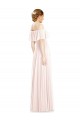 Long Sleeveless Soft Chiffon Pink A-Line Formal Bridesmaid Dress Newcastle