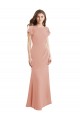 Long Sleeveless Soft Chiffon Bliss Pink Mermaid Prom Dress / Bridesmaid Dress Newcastle