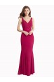 Long Sleeveless Soft Chiffon Red Mermaid Prom Dress / Bridesmaid Dress Newcastle