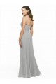 Long Sleeveless Chiffon Silver A-Line Bridesmaid Dress Newcastle