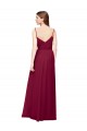 Long Sleeveless Soft Chiffon Grape A-Line Bridesmaid Dress / Formal Dress Newcastle