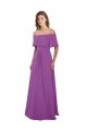 Long Flutter Sleeves Soft Chiffon Dahlia A-Line Bridesmaid Dress Newcastle