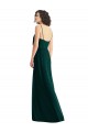 Long Sleeveless Soft Chiffon Ever Green A-Line Semi Formal Evening Dress / Bridesmaid Dress Newcastle
