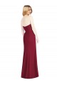 Long Sleeveless Soft Chiffon Desert Rose Trumpet Bridesmaid Dress Newcastle