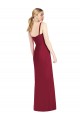 Long Sleeveless Soft Chiffon Lilac Mermaid Bridesmaid Dress Newcastle