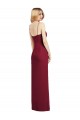 Long Sleeveless Soft Chiffon Coral Trumpet Formal Dress / Bridesmaid Dress Newcastle