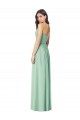 Long Sleeveless Soft Chiffon Mint Green Sweetheart Trumpet Bridesmaid Dress Newcastle