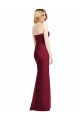 Long Sleeveless Soft Chiffon Hunter Trumpet Bridesmaid Dress Newcastle