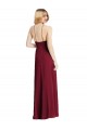 Long Sleeveless Soft Chiffon Dark Green A-Line Semi Formal Evening Dress / Bridesmaid Dress Newcastle