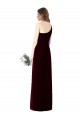 Long Sleeveless Soft Chiffon Dark Green Trumpet Bridesmaid Dress Newcastle