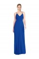 Long Sleeveless Soft Chiffon Royal Blue A-Line Formal Dress / Bridesmaid Dress Newcastle