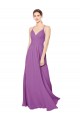Long Sleeveless Soft Chiffon Dahlia A-Line Formal Dress / Bridesmaid Dress Newcastle
