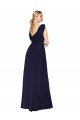 Long Sleeveless Soft Chiffon Dark Navy A-Line Formal Evening Gown / Prom Dress / Bridesmaid Dress Newcastle