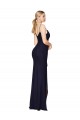 Long Sleeveless Soft Chiffon Dark Navy Mermaid Bridesmaid Dress / Formal Dress Newcastle