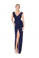 Long Sleeveless Soft Chiffon Dark Navy Mermaid Formal Evening Gown / Prom Dress / Bridesmaid Dress Newcastle