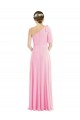 Long Sleeveless Soft Chiffon Barely Pink Trumpet Semi Formal Evening Dress / Bridesmaid Dress Newcastle