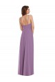 Long Sleeveless Soft Chiffon Dark Lavender A-Line Bridesmaid Dress / Formal Dress Newcastle