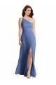 Long Sleeveless Soft Chiffon Windsor Blue A-Line Formal Evening Gown / Bridesmaid Dress Newcastle