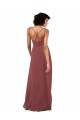 Long Sleeveless Soft Chiffon Black Column Formal Evening Gown / Bridesmaid Dress Newcastle