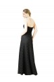 Long Sleeveless Lace Slate Grey Sheath Bridesmaid Dress Newcastle