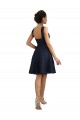 Knee Length Sleeveless Lace Dark Navy A-Line Bridesmaid Dresses Newcastle