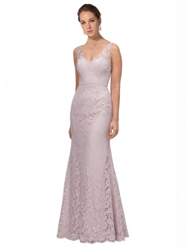 Long Sleeveless Lace Mermaid Formal Dress / Bridesmaid Dress Newcastle