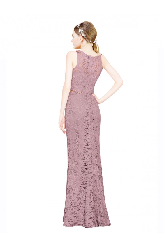 Long Sleeveless Lace Mermaid Prom Dress / Bridesmaid Dress Newcastle