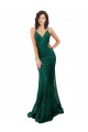 Long Sleeveless Lace Dark Green Mermaid Black Tie Evening Gown / Prom Dress / Bridesmaid Dress Newcastle