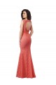 Long Sleeveless Lace Mermaid Bridesmaid Dress Newcastle