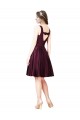 Knee Length Sleeveless Satin A-Line Prom Dress / Bridesmaid Dress Newcastle
