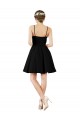 Knee Length Sleeveless Satin Dark Navy Halter Neck A-Line Bridesmaid Gown Newcastle