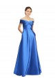 Long Sleeveless Satin A-Line Black Tie Evening Gown / Prom Dress / Bridesmaid Dress Newcastle