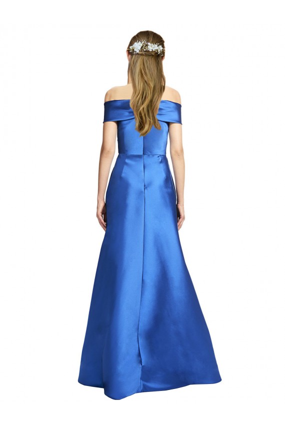 Long Sleeveless Satin A-Line Black Tie Evening Gown / Prom Dress / Bridesmaid Dress Newcastle
