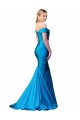 Long Sleeveless Satin Peacock Blue Mermaid Formal Evening Gown / Prom Dress / Bridesmaid Dress Newcastle