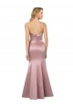 Long Sleeveless Satin Light Sky Blue Sheath Formal Evening Gown / Prom Dress / Bridesmaid Dress Newcastle