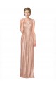 Long Sleeveless Sequin Rose Gold Sheath Bridesmaid Dress / Evening Dress Newcastle